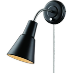 Modern Black Gooseneck Wall Lamp for Indoor Lighting