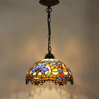 Stained Glass Dining Pendant Light for Home Decor