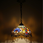 Stained Glass Dining Pendant Light for Home Decor
