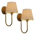 Vintage Curved Arm Bathroom Vanity Lights